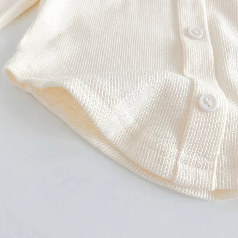 2-10Y Girls Shirt Spring Autumn New Children Long Sleeve T-shirt Solid Color Fashionable Baby Slimming Tops Girls Base Shirts