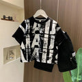 LIEMEI Summer Short Sleeve Set Baby Boys Clothes Pullover T-Shirt+Shorts 2pcs Kids 1-8 Years Old Cartoon Sport Outfit
